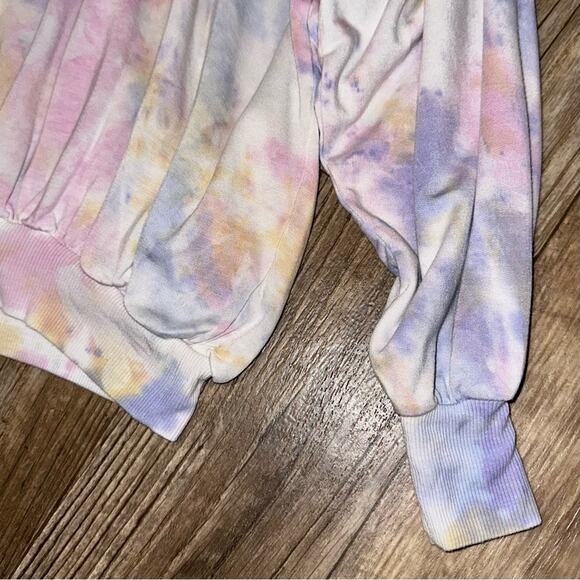 Young Fabulous & Broke Juliette Pastel Tie Dye Relaxed Pullover Size XS - Picture 5 of 12